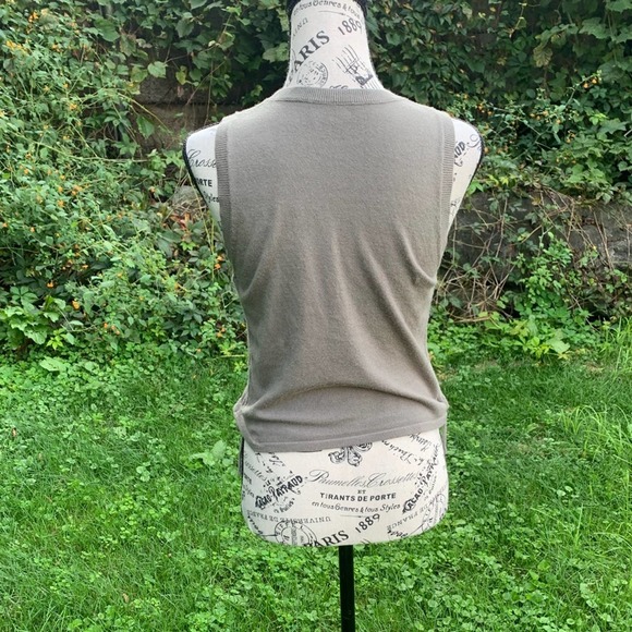 Olive Green sweater material with side tie detail - Picture 3 of 15